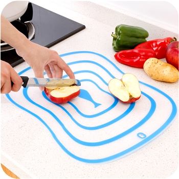 4个装 大号创意磨砂分类切菜板塑料加厚切菜板透明菜板切水果板