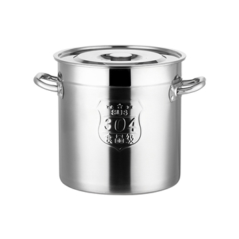 不锈钢桶商用食品级汤桶加厚米桶大容量批发储水桶带盖圆桶